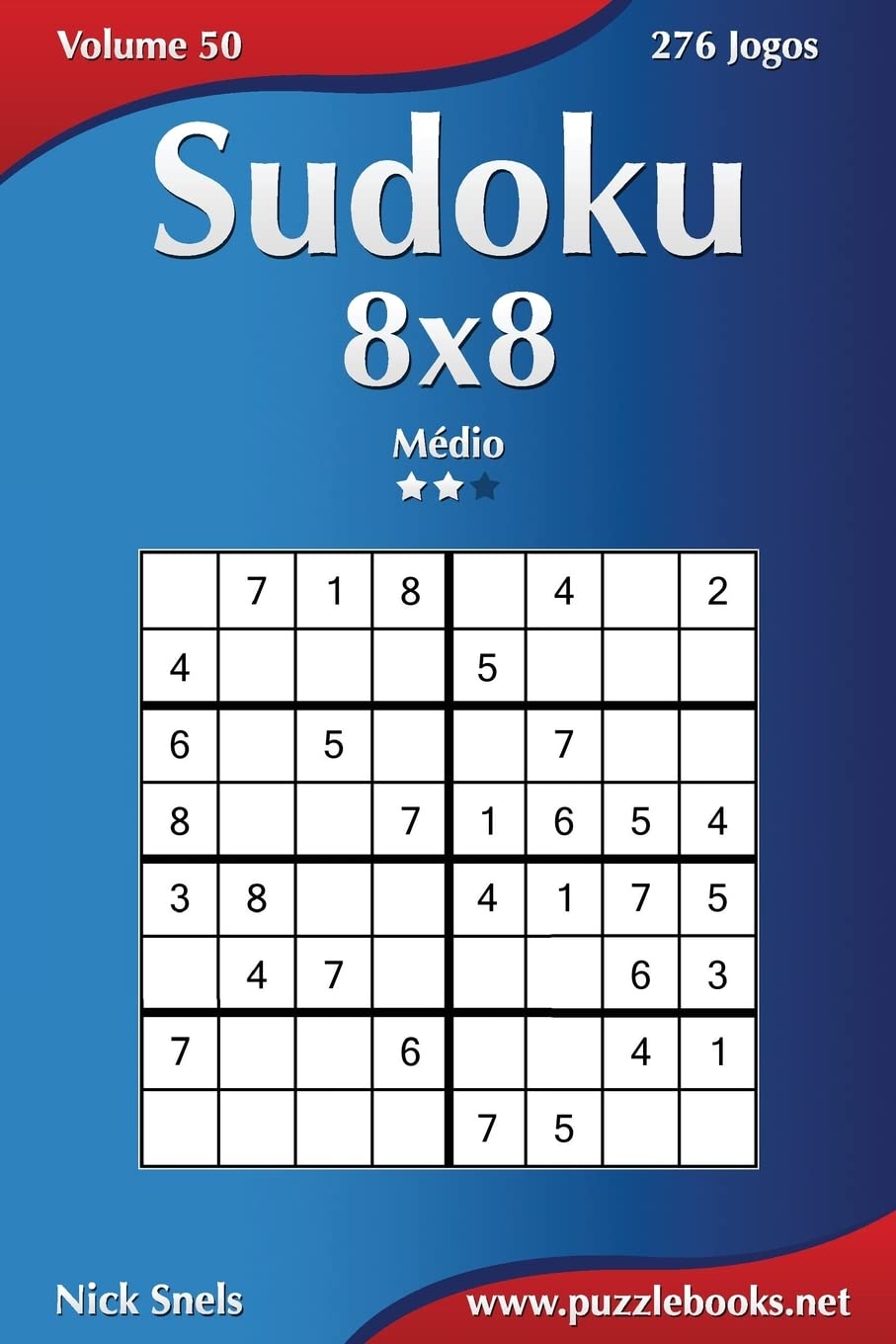 ler totalmente Sudoku 8x8 - Médio - Volume 50 - 276 Jogos