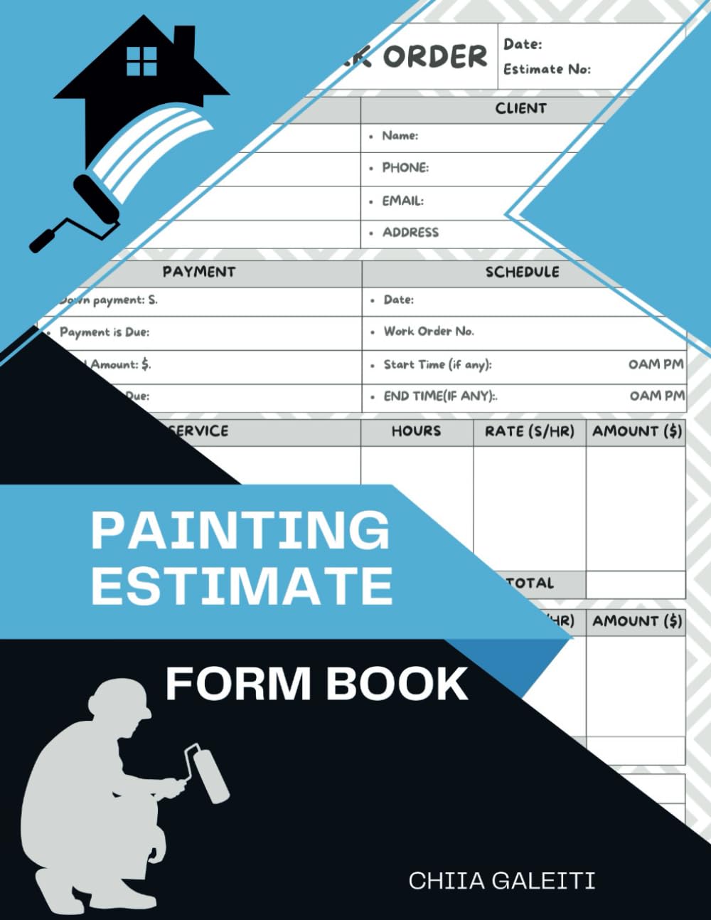 Painting Estimate Form Book: Professional Painter's Proposal & Estimating Sheets | 120 Pages (60 Forms) for Contractors & Small Businesses | Track Labor, Materials, Client Details & Job Costs baixar o livro de graça
