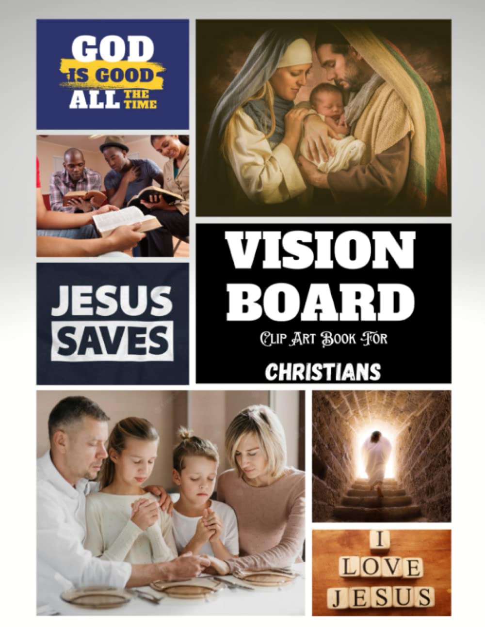 ler totalmente Vision Board Clip Art Book for Christians: Spiritual Vision Board Clip Art Book | Scriptural Affirmations And Bible Verses| Dream Board Magazine For Christians
