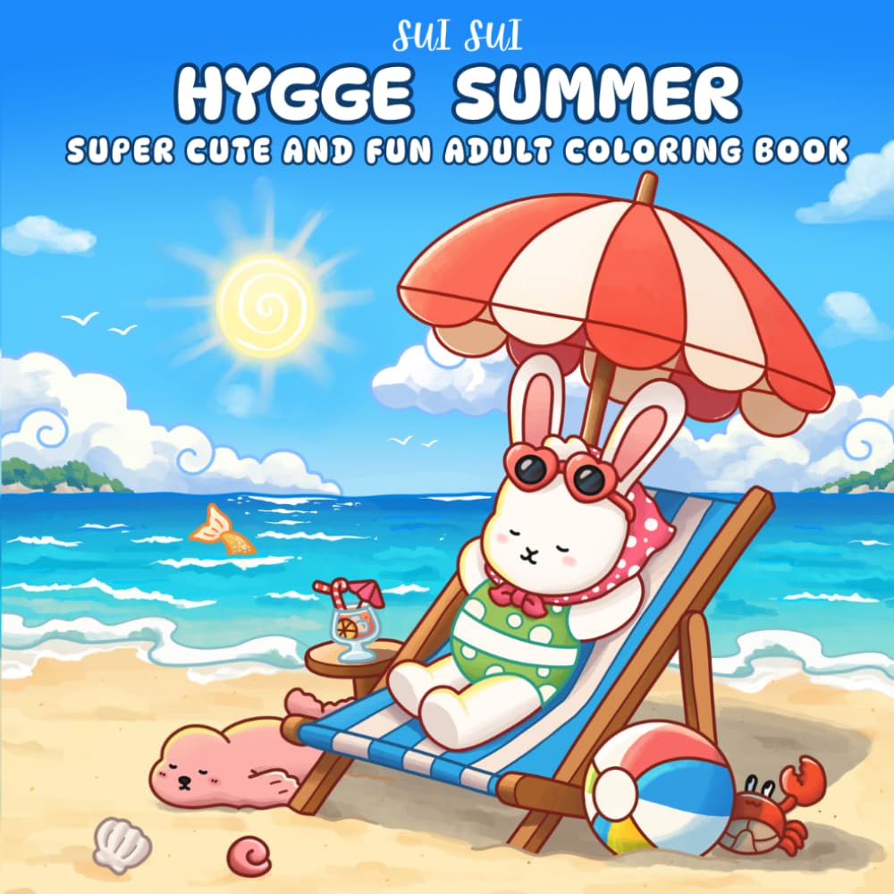 ler totalmente Hygge Summer: Featuring Adorable Animal Characters Engaging in Relaxation, Mindfulness and Stress Relief in a Dreamy Summer Paradise Filled with Beach... Ocean Wonders and Sweet Summer Treats