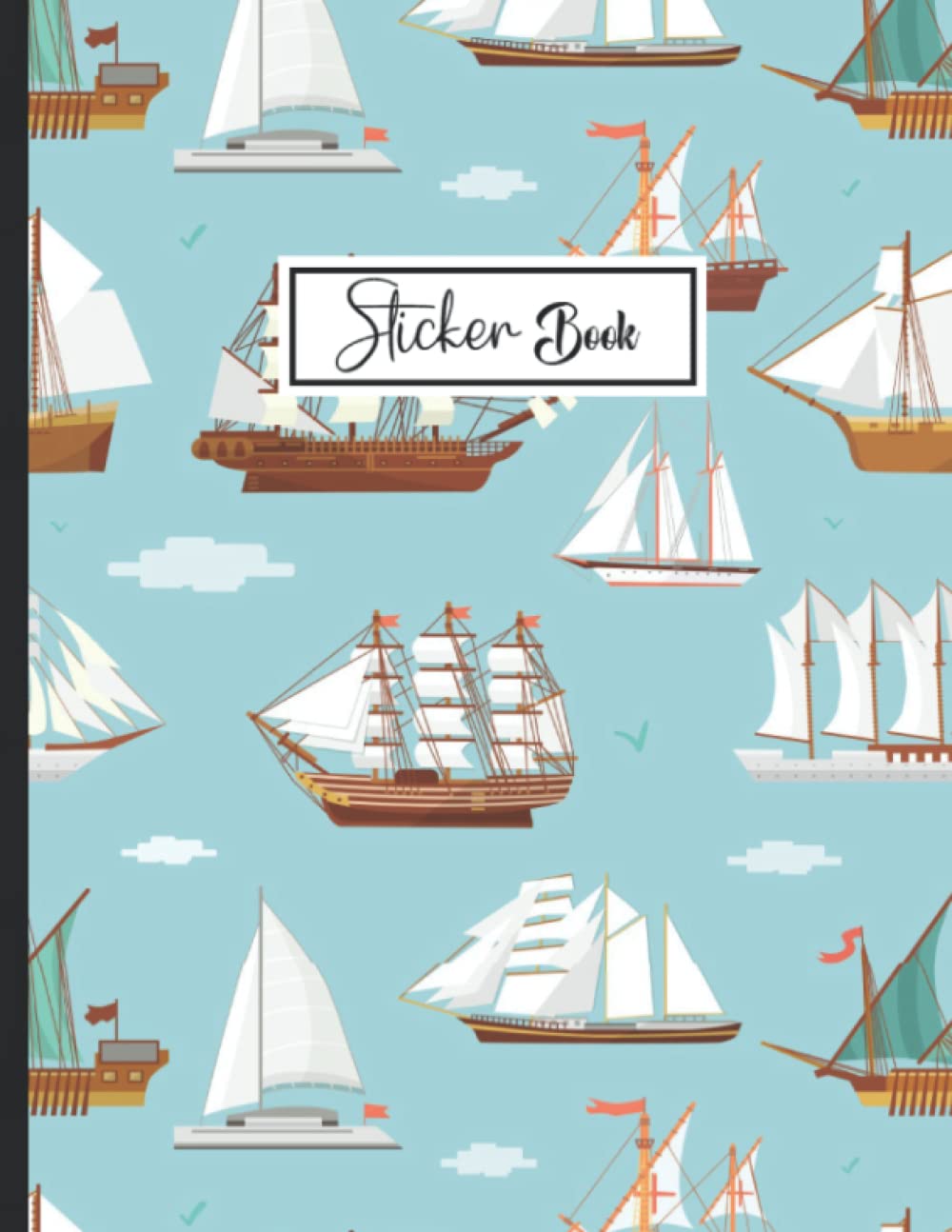 Sticker Book: Boating Theme Sticker Book Collecting Album Blank Notebook. baixar livro de graça