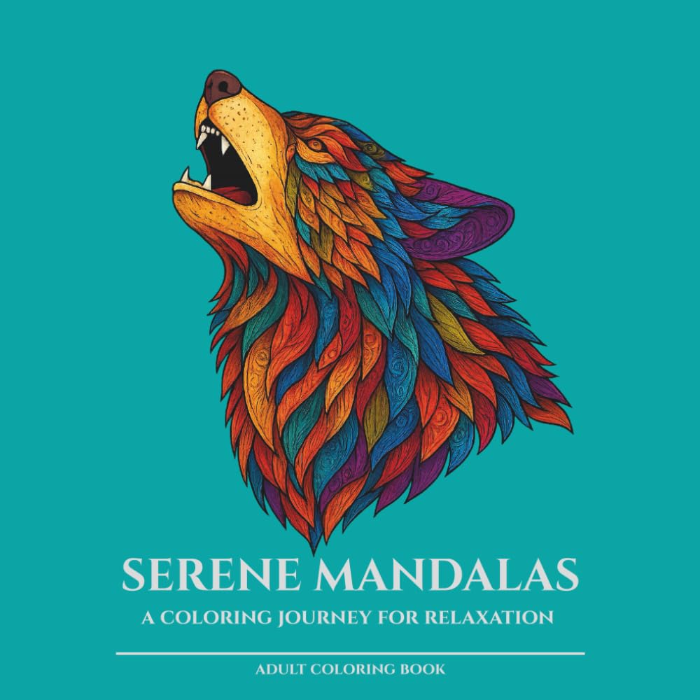 ler totalmente Serene Mandalas: A Coloring Journey for Relaxation – Wild Animals Edition: Compact Square Format (8.5×8.5 in) | 30 Animal Mandala Designs |... Coloring Book for Mindfulness and Creativity