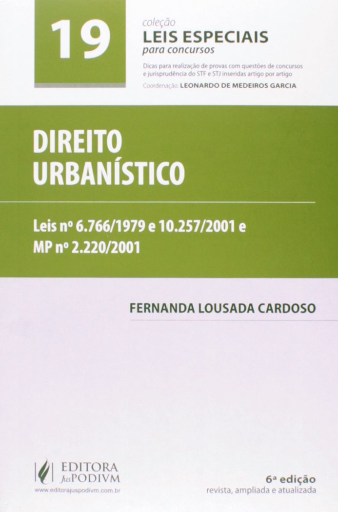 Direito Urbanístico - Volume 19. Coleção Leis Especiais Para Concursos baixar o livro de graça