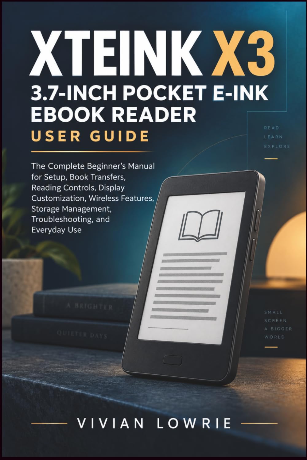 capítulo por capítulo baixar XTEINK X3 3.7" Pocket E-Ink eBook Reader user guide: The Complete Beginner's Manual for Setup, Book Transfers, Reading Controls, Display... Management, Troubleshooting, and Everyday Use