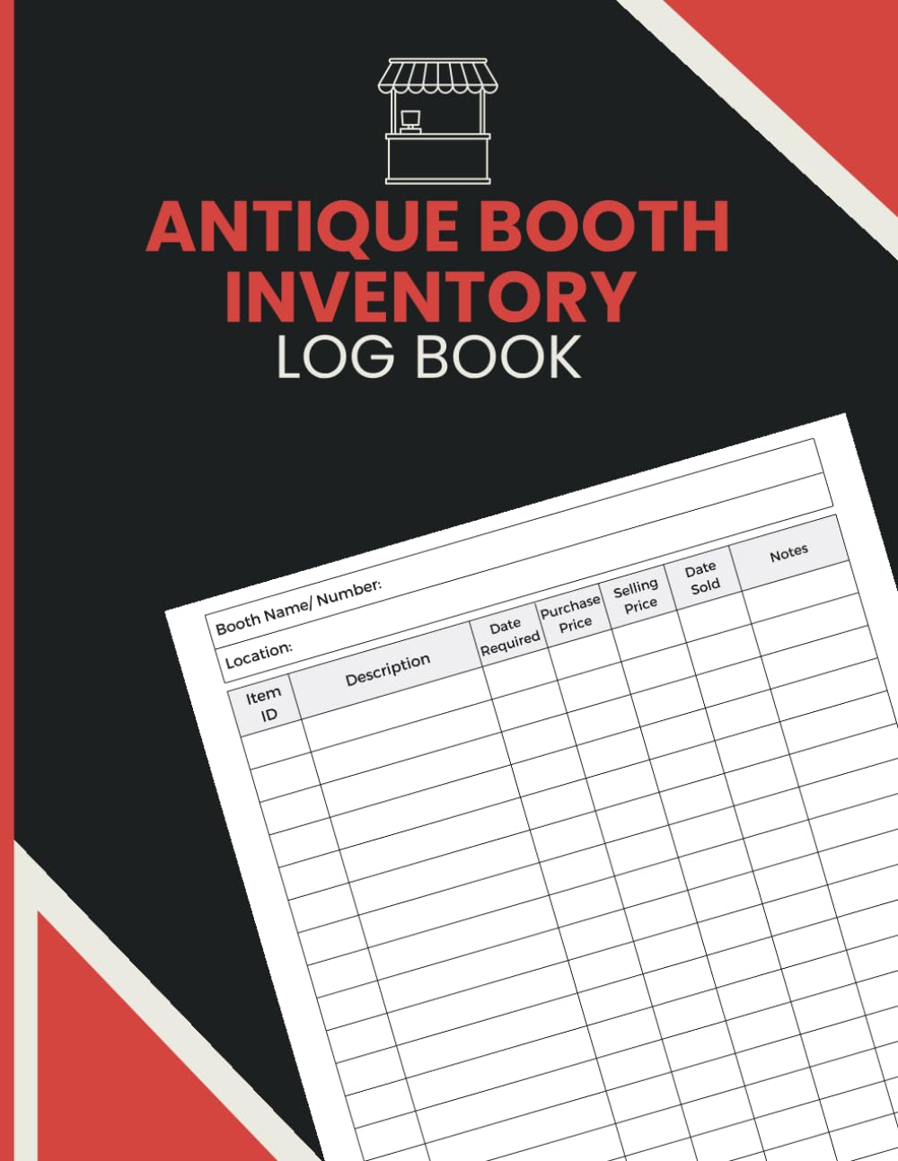 capítulo por capítulo baixar Antique Booth Inventory Log Book: Vendor Log for Tracking Items, Costs, Sale Dates, and Booth Details