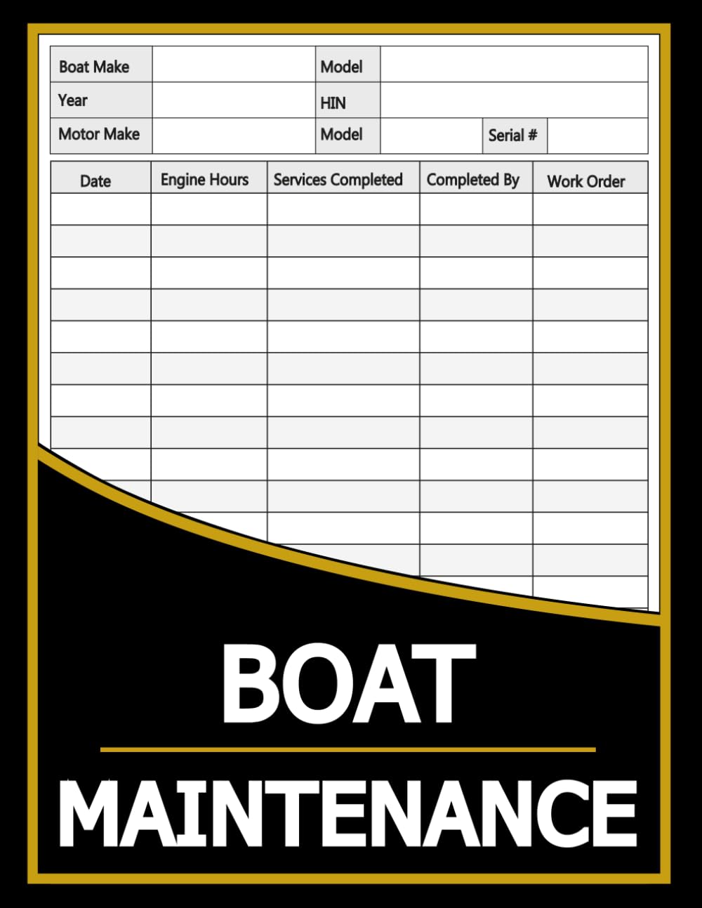 ler totalmente Boat Maintenance Log Book: Track Engine Hours, Repairs & Upgrades | Perfect for Yachts, Sailboats, Pontoons, Fishing & Commercial Boats.