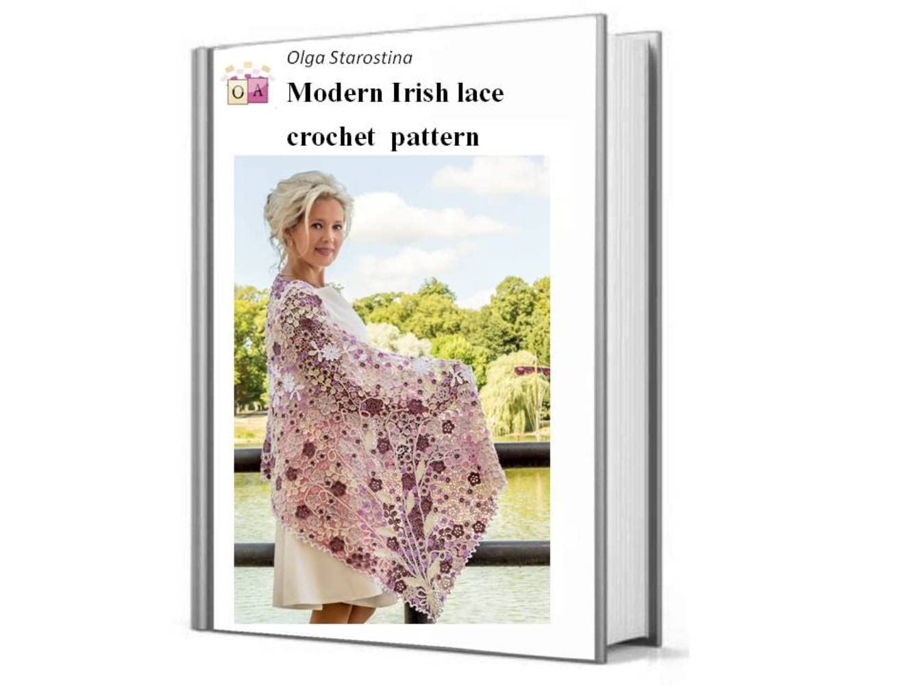 capítulo por capítulo baixar Crochet Pattern Modern irish lace shawl (Modern Irish Crochet Lace Pattern) (English Edition)