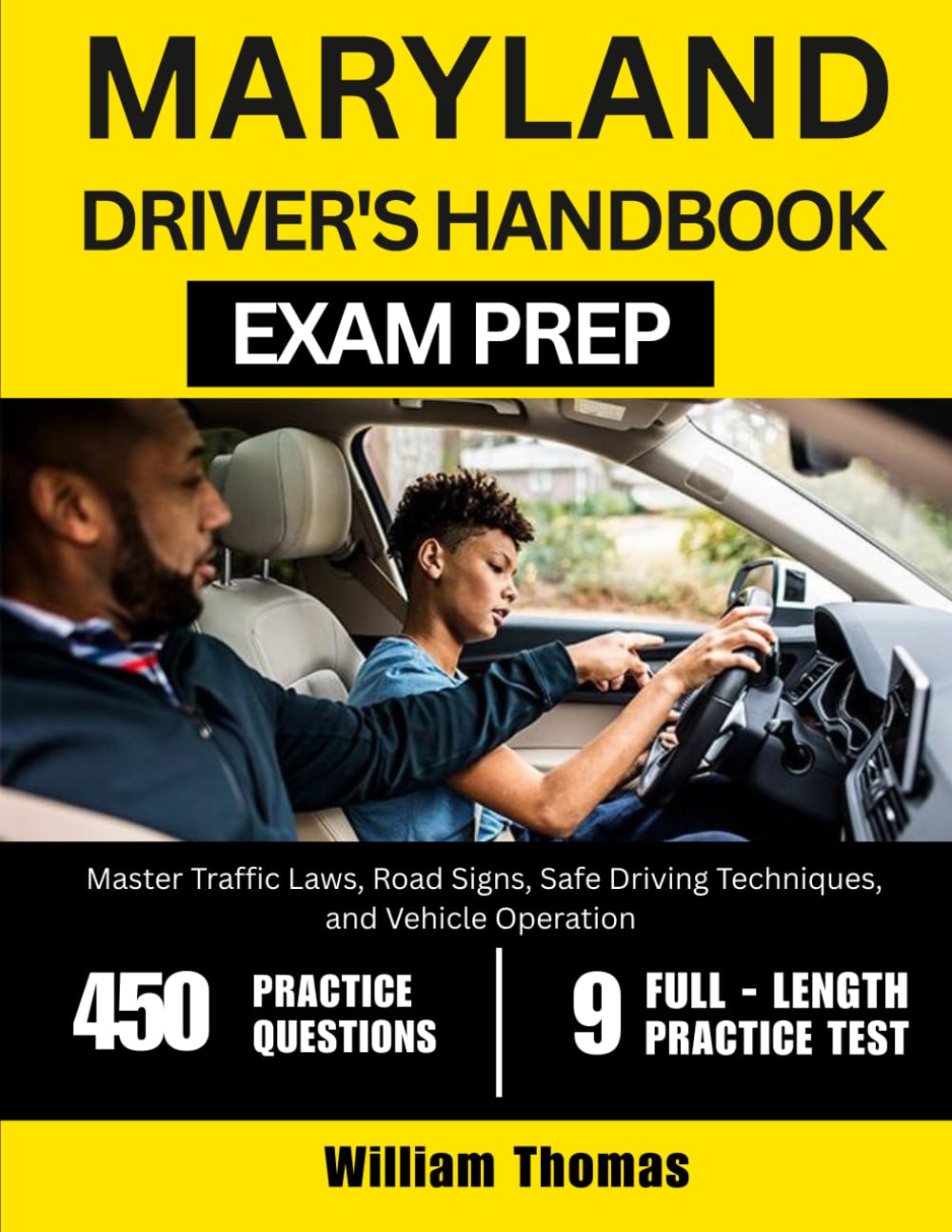 capítulo por capítulo baixar Maryland Driver Handbook & Exam Prep: Master Traffic Laws, Road Signs, Safe Driving Techniques, and Vehicle Operation with 450 Questions