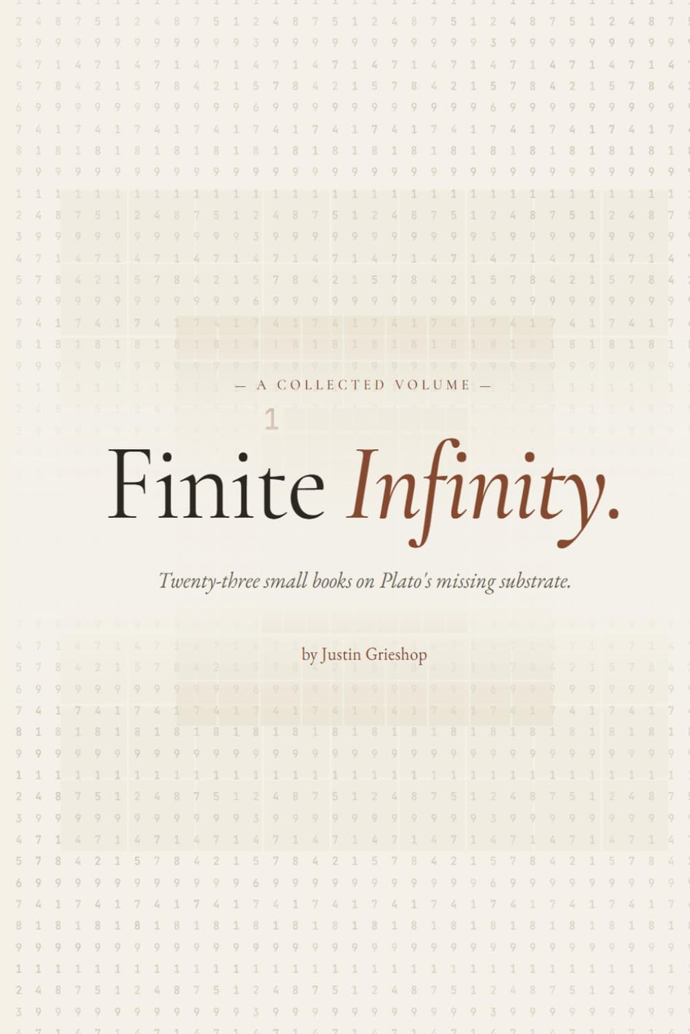 capítulo por capítulo baixar Finite Infinity: Twenty-three small books on Plato's missing substrate