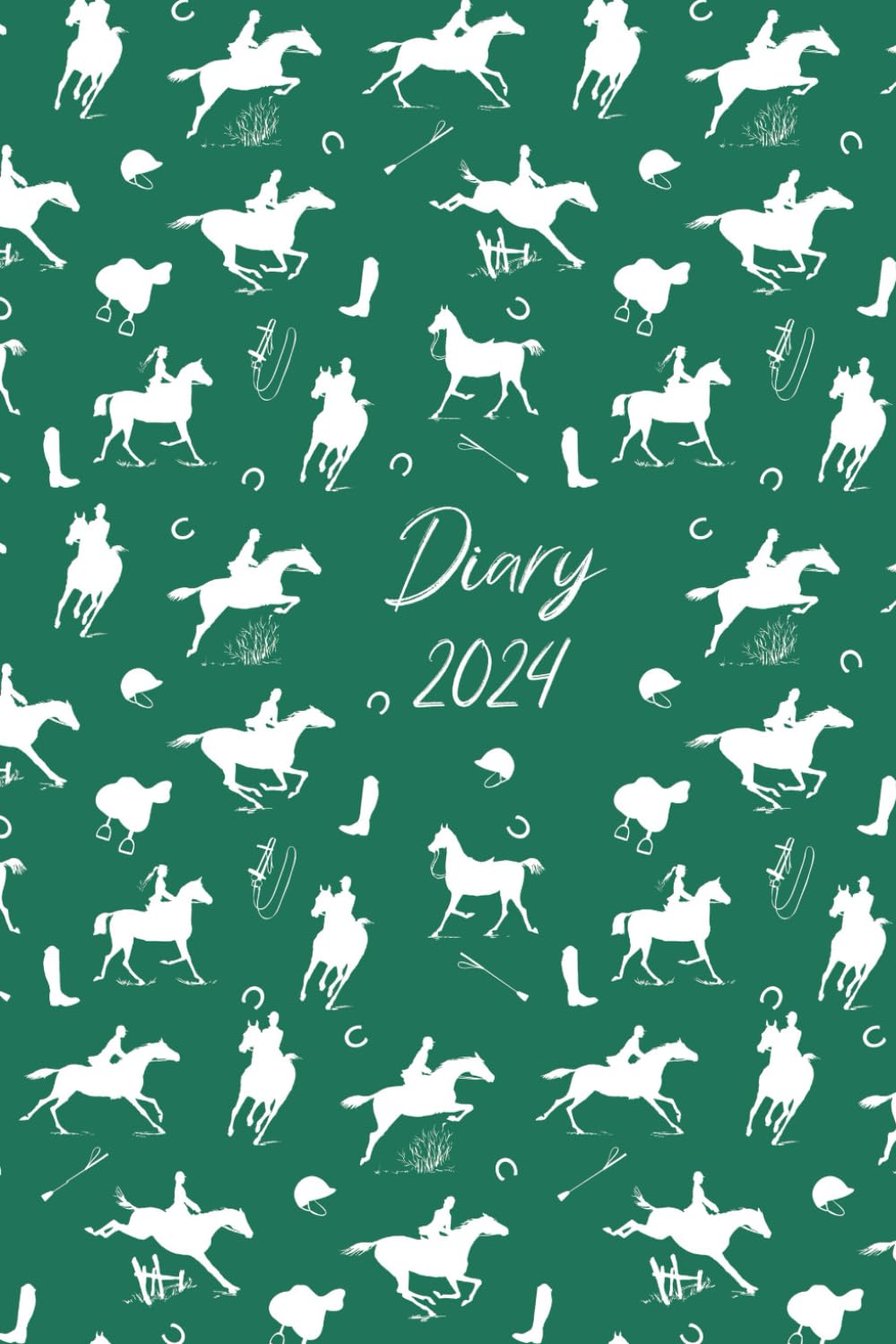 ler totalmente Horse Diary 2024 - Green: The perfect gift for Equestrians