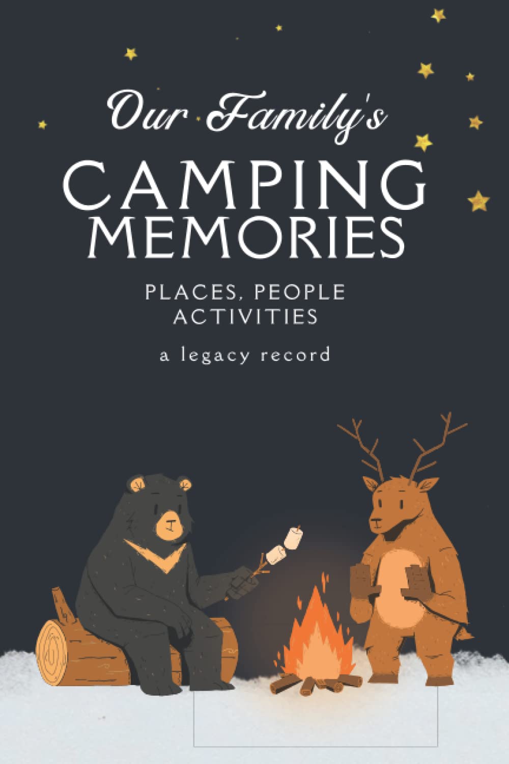 ler totalmente Our Family's Camping Memories, Places, People, Activities, a Legacy Record, 70 pages to record your adventures, with camping quotes