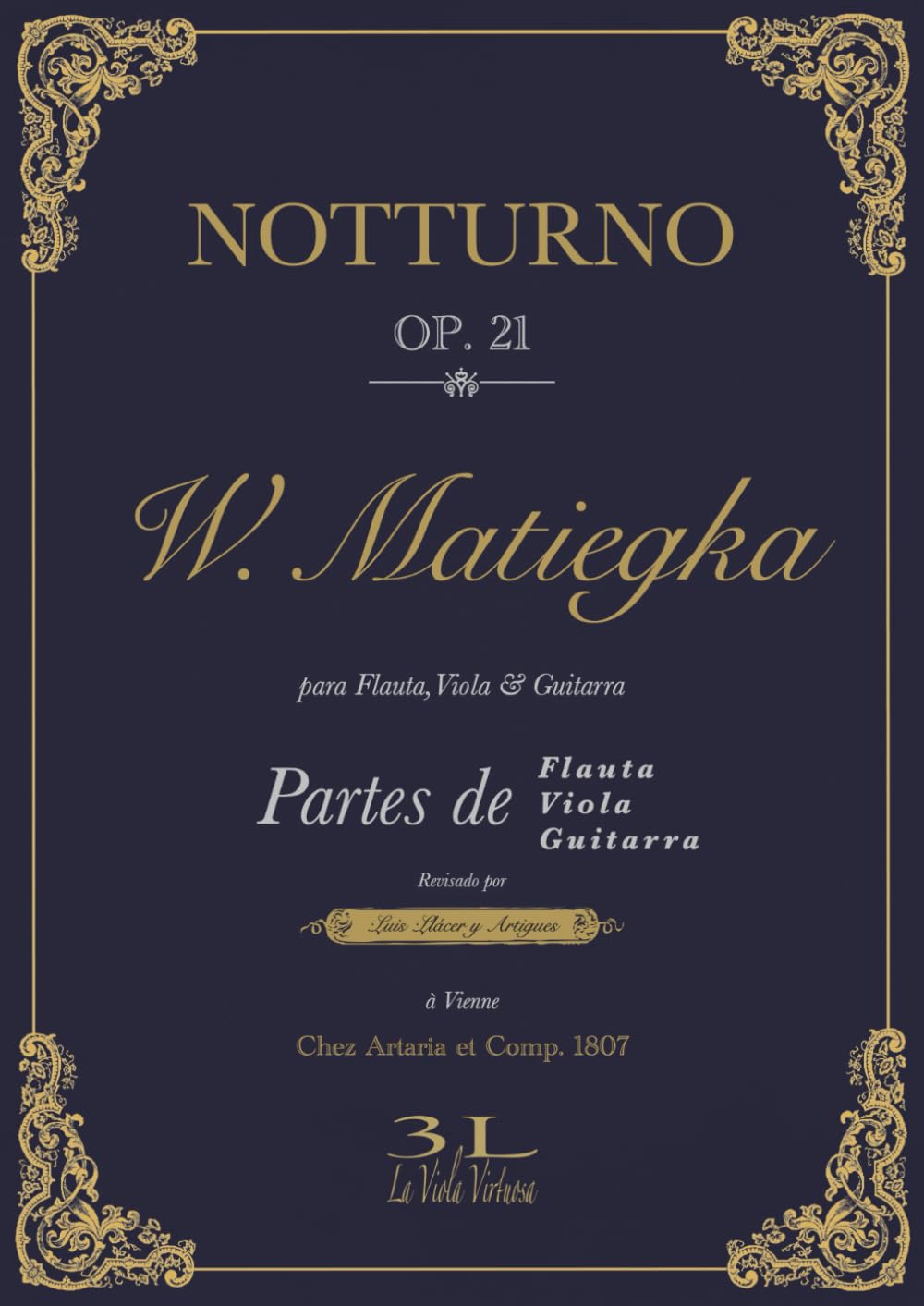 ler totalmente Notturno Op. 21 para flauta, viola y guitarra: Partes de Flauta, Viola y Guitarra (Notturno Op. 21 de W. Matiegka para Flauta, Viola y Guitarra) (Spanish Edition)