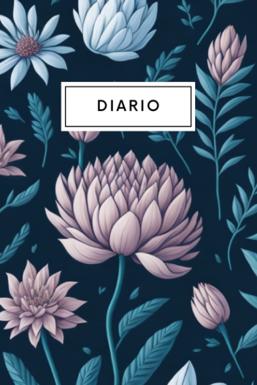 ler totalmente Diario: Diseño con flores vintage: diario, Journal, cuaderno, diario (regla universitaria), libro de composición, Notebook, Diary, Composition Book: 100 páginas (Spanish Edition)