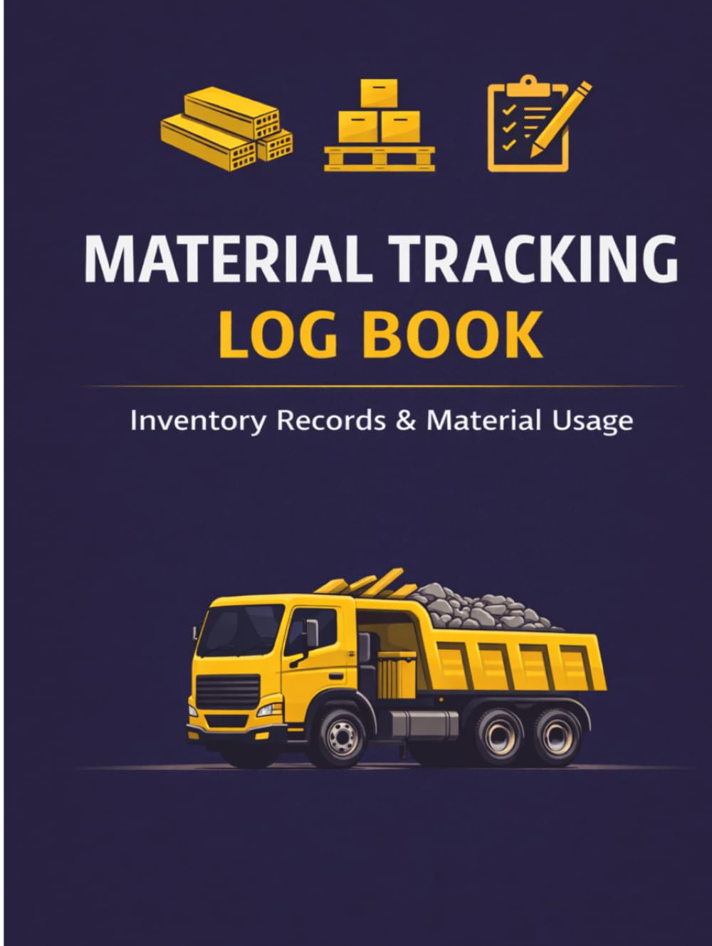 Material Tracking Log Book: Daily Inventory and Material Usage Record for Construction, Warehouse, and Job Site Management, Track Quantity, Suppliers, and Deliveries baixar livro de graça