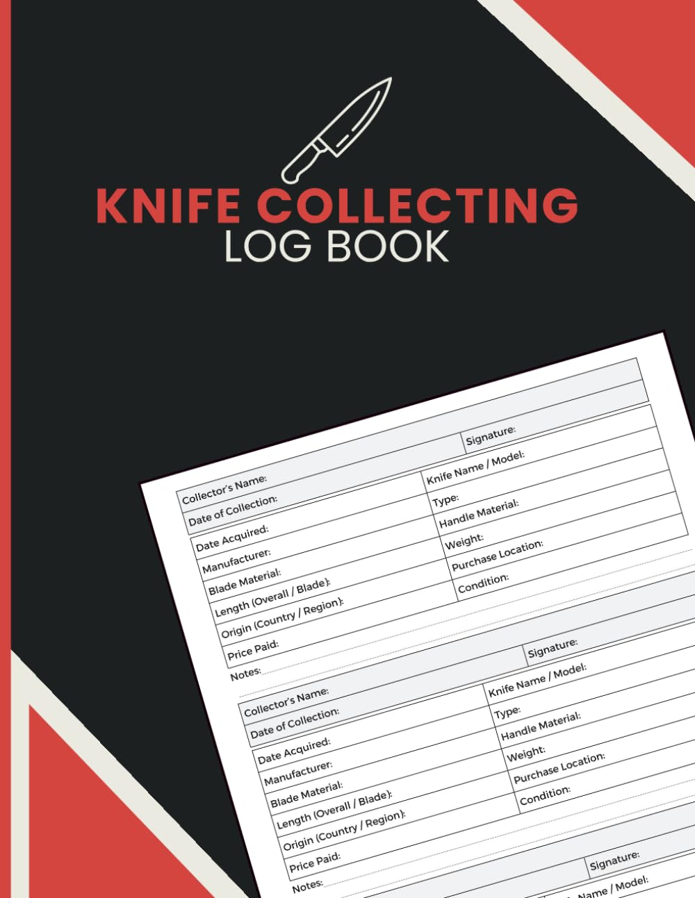 Knife Collecting Log Book: Record Knife Inventory, Specifications, Collection Value, Ownership History, and Notes for Collectors and Knife Enthusiasts baixar livro de graça