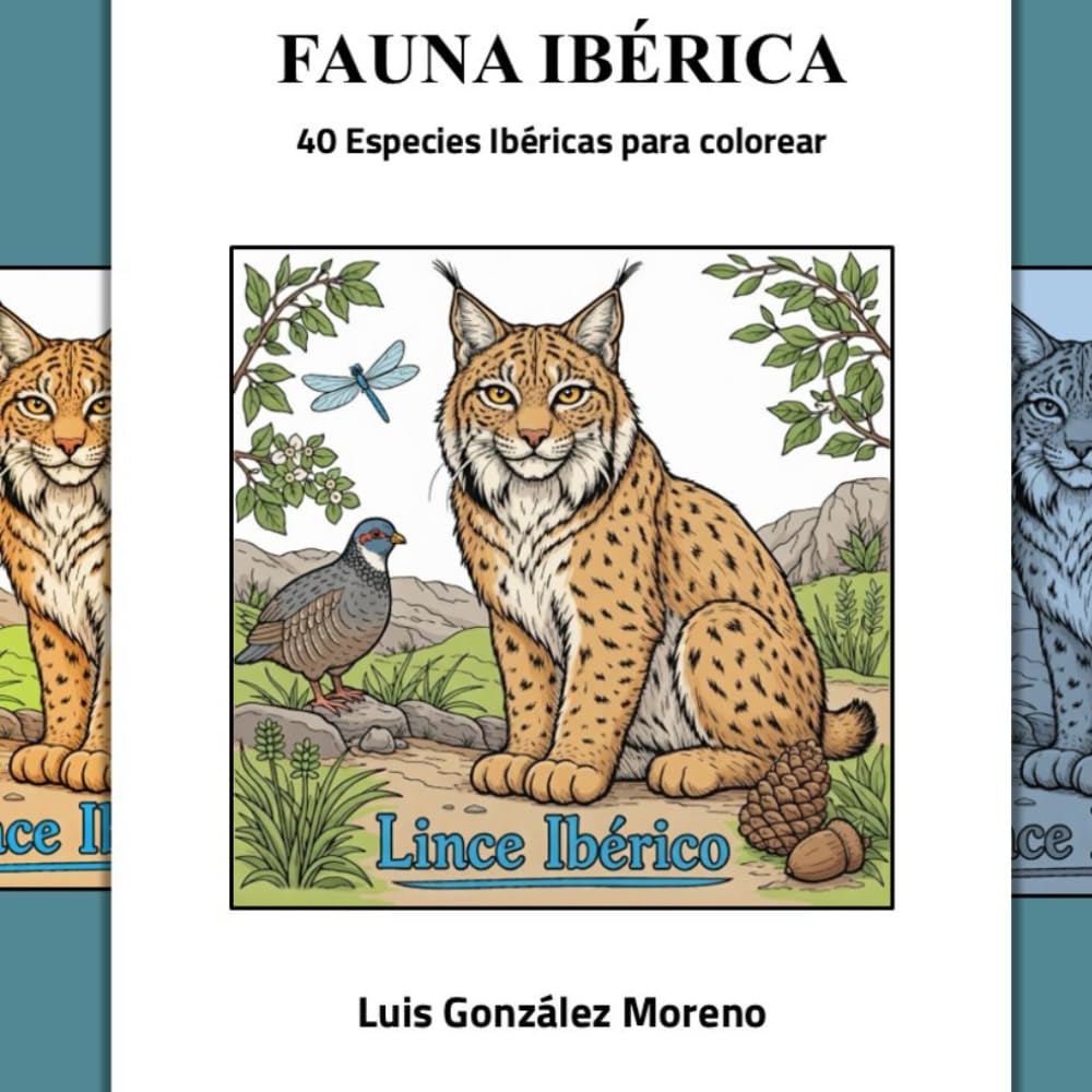 ler totalmente FAUNA IBÉRICA: 40 ESPECIES IBÉRICAS PARA COLOREAR (Spanish Edition)