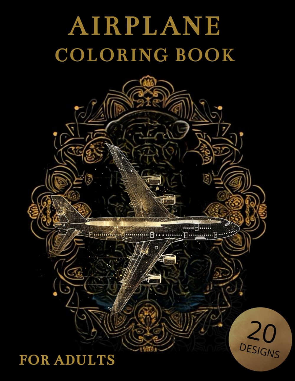 Airplane Coloring Book For Adults: Patterns for Stress and Relaxation baixar o livro de graça