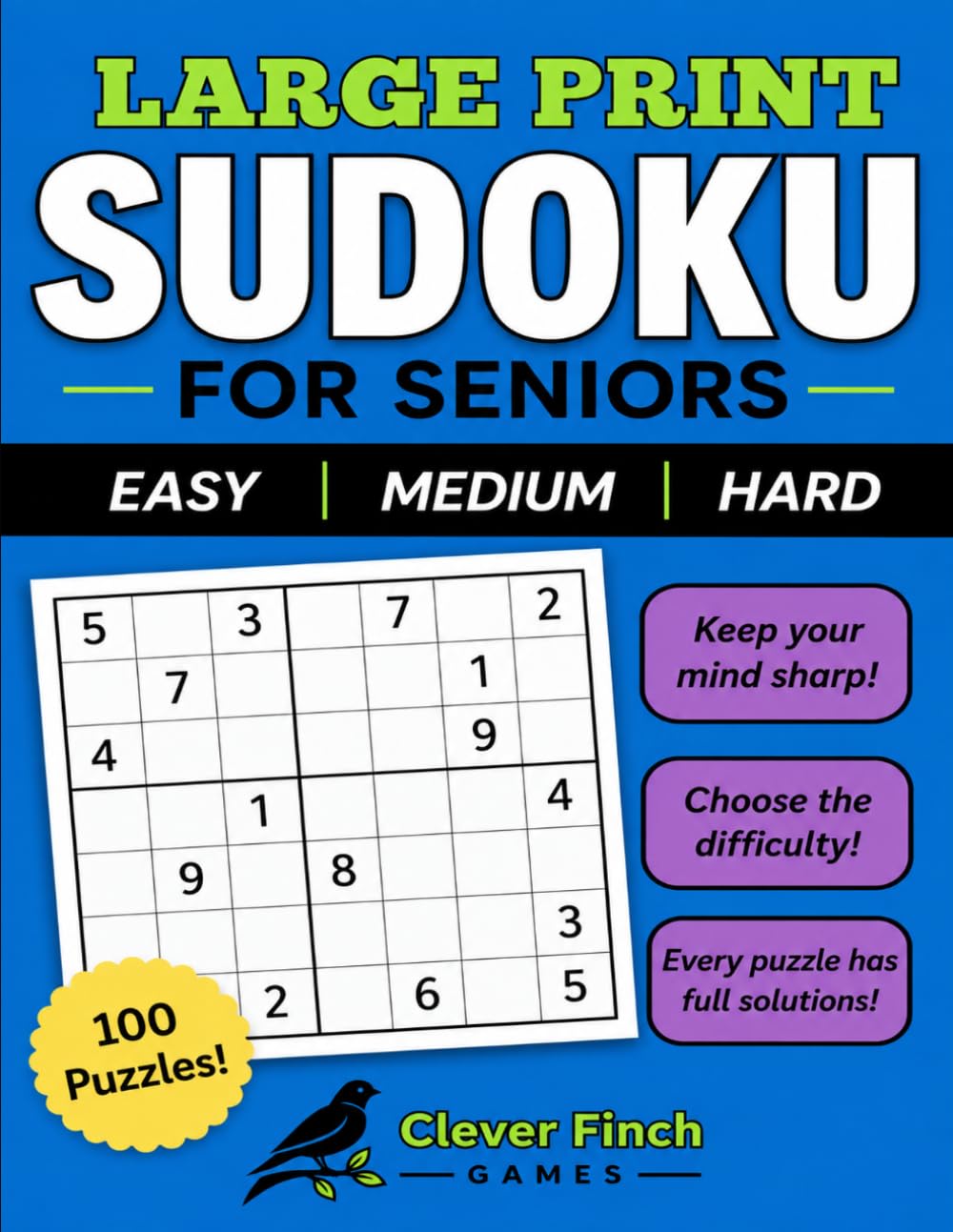 capítulo por capítulo baixar Large Print Sudoku for Seniors: Easy Medium Hard
