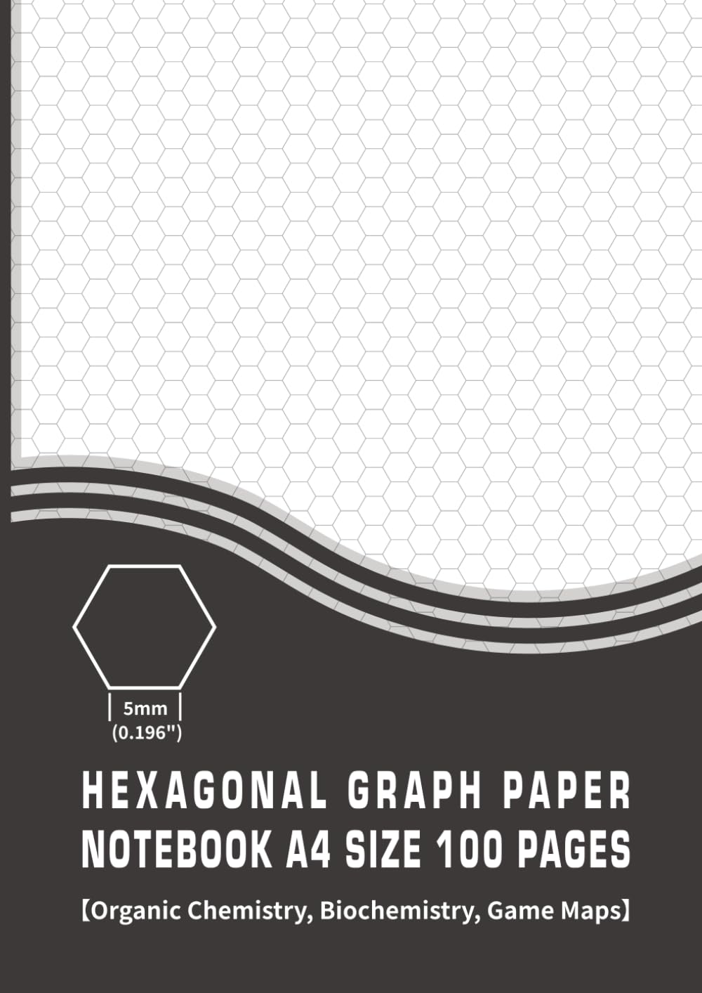 Hexagonal Graph Paper Notebook A4 Size 100 Pages: 5mm (0.196 inch) Hexagons Full Page | Light Gray Grid | Organic Chemistry, Biochemistry, Game Maps, Design & Engineering baixar o livro de graça