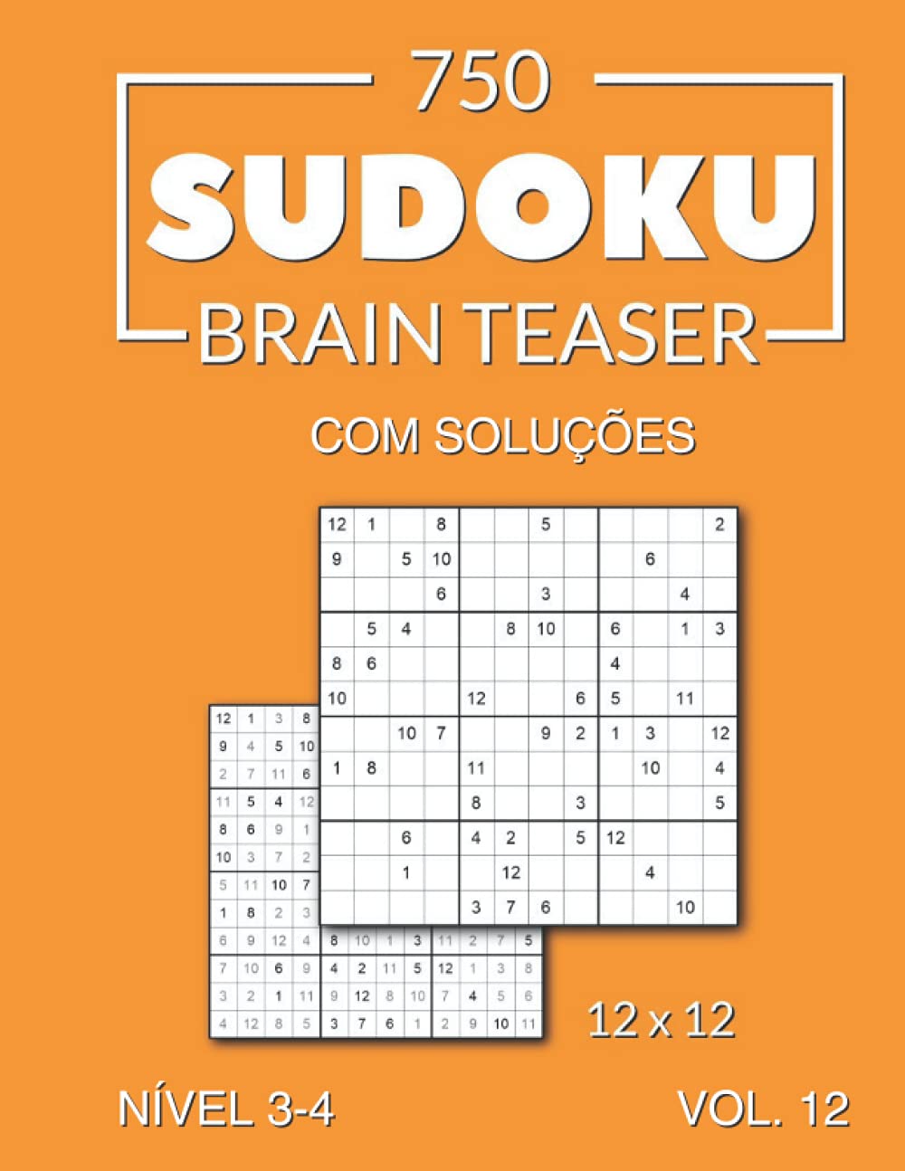 750 Sudoku Brain Teaser 12x12 com soluções Nível 3-4 Vol. 12 baixar livro de graça
