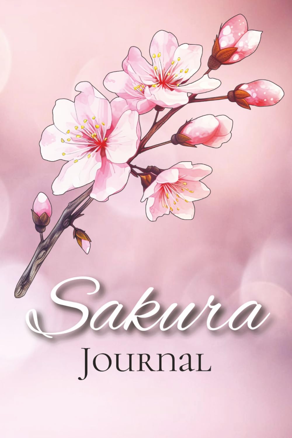 ler totalmente Sakura Journal: Romantic Cherry Blossoms On Pink Background, 109 College Ruled Pages, 6 x 9 Size, Ideal For Journaling, Ideas And Notes.
