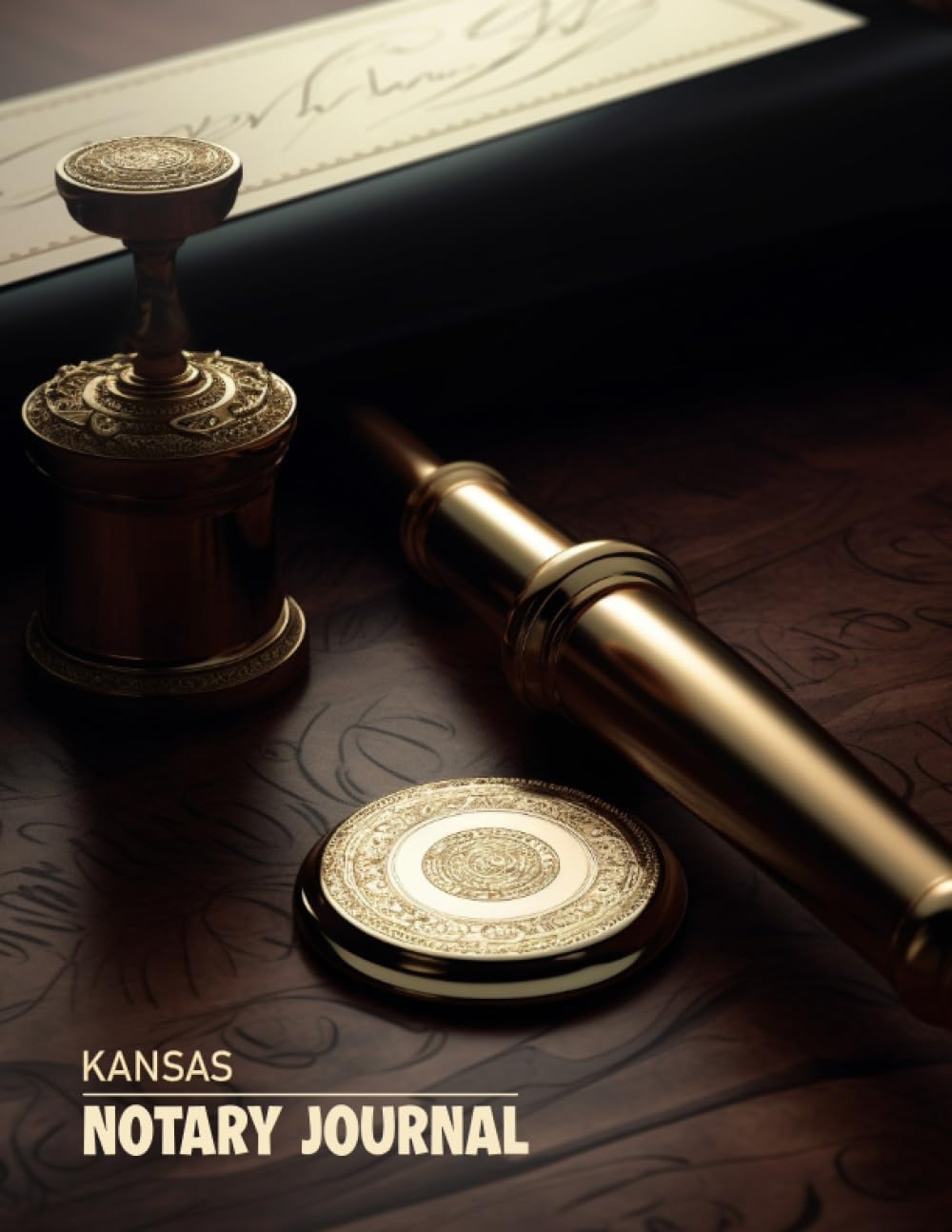 ler totalmente Kansas Notary Journal: Official Notary Public Log Book for Recording Notarial Acts - Large Size, 234 Records