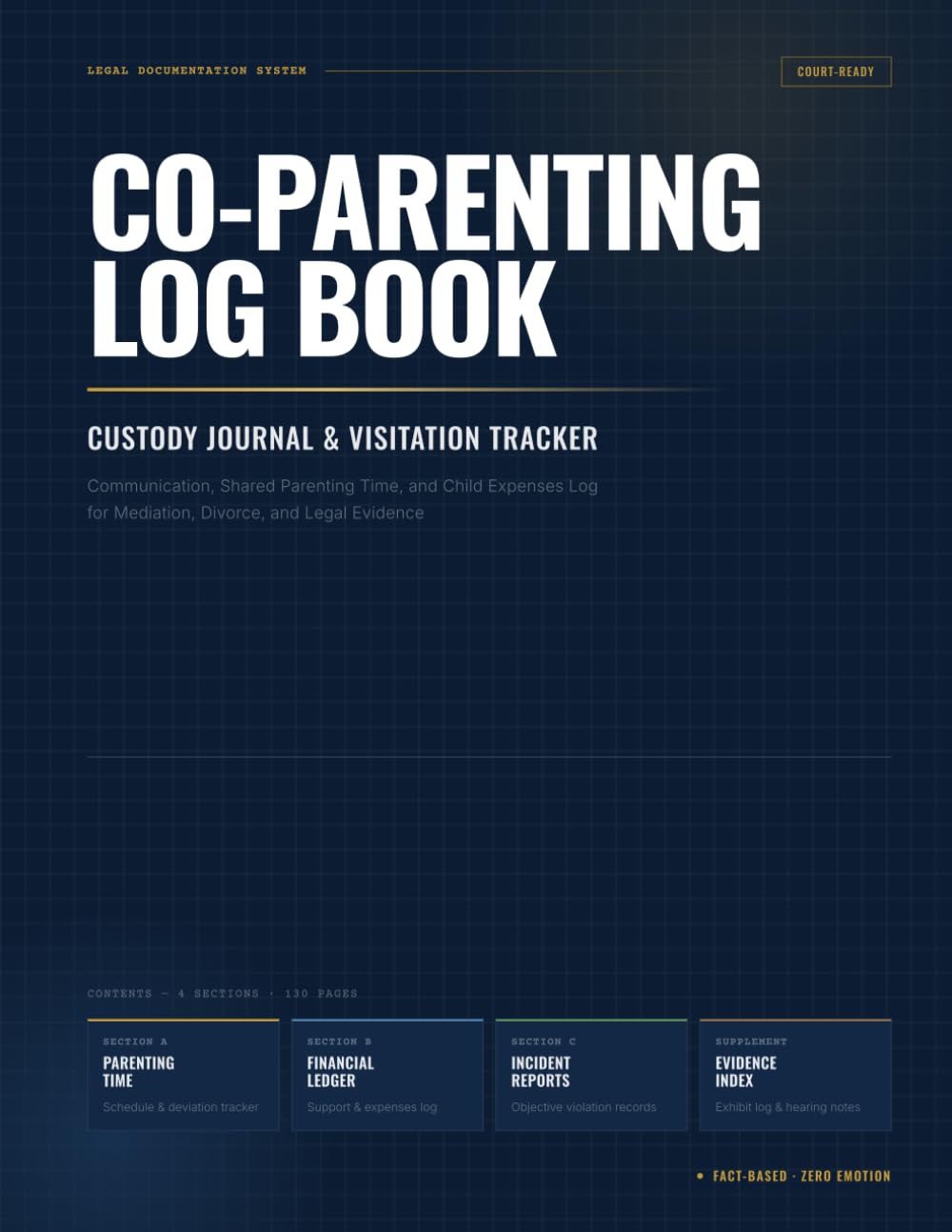 capítulo por capítulo baixar Co-Parenting Log Book: Court-Ready Custody Journal and Visitation Tracker | Communication, Shared Parenting Time, and Child Expenses Log for Mediation, Divorce, and Legal Evidence