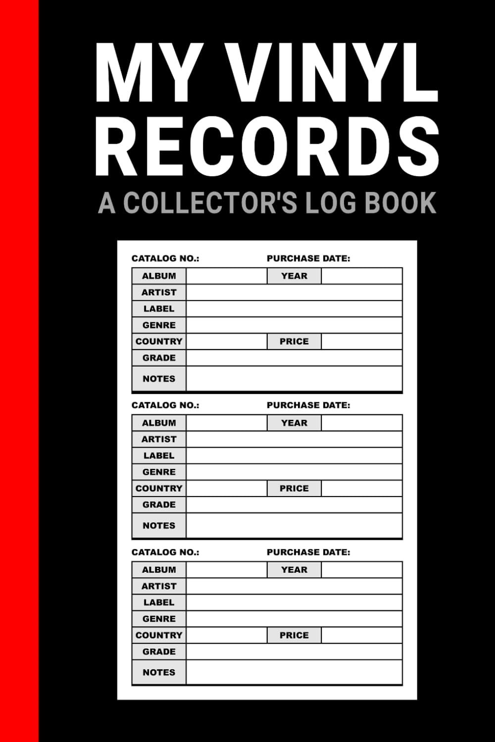 My Vinyl Records, a Collector's Log Book: Track and Review Your Music Albums baixar o livro de graça