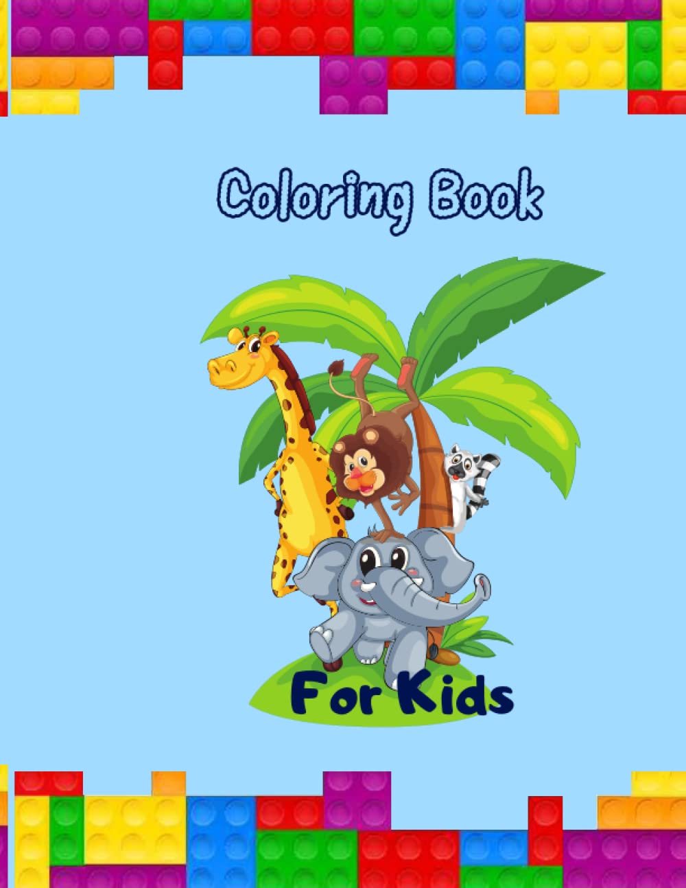 capítulo por capítulo baixar Coloring Books For Kids: 50 Funny Animals, Easy For Preschool and Kindergarten,Paperback