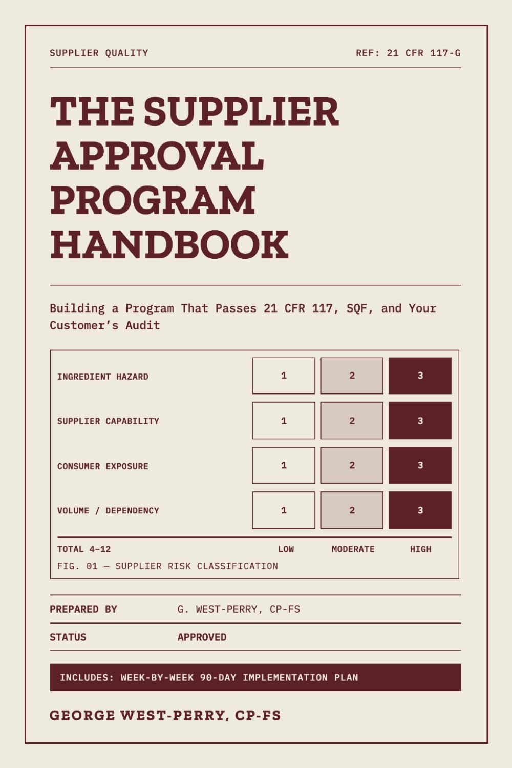 ler totalmente The Supplier Approval Program Handbook: Building a Program That Passes 21 CFR 117, SQF, and Your Customer's Audit