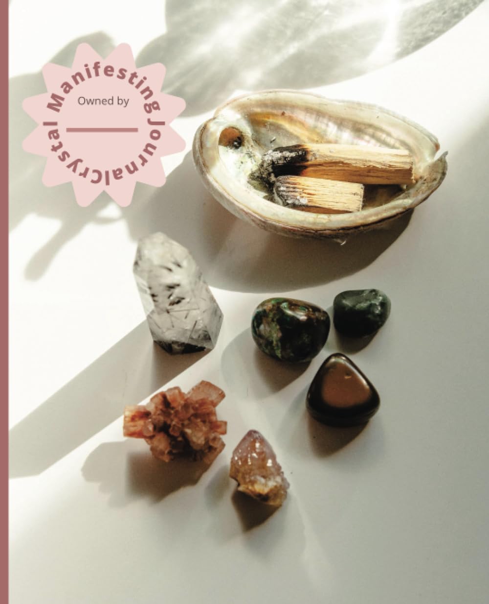 Crystal Manifestation Notebook and Journal: Composition Journal for Manifestation and Dreams with Metaphysical Crystals, 7.25 by 9 in wide ruled... pages for daily meditation and manifesting baixar o livro de graça