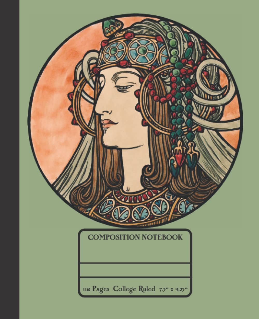 ler totalmente Composition Notebook College Ruled: Alphonse Mucha Beautiful Woman, Great For Art Students, Teens, Adults