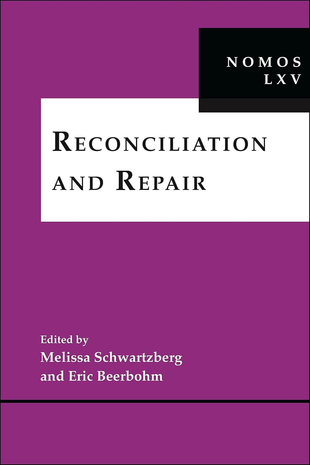 Reconciliation and Repair: Nomos LXV: 37