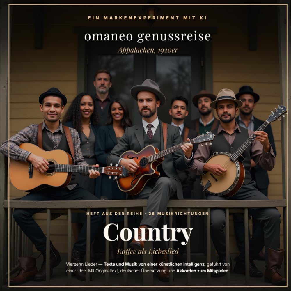 ler totalmente Genussreise – Country: Begleitbuch zur CD-Reihe · Appalachen / Nashville, USA, 1920er · 14 Lieder mit Akkorden (German Edition)