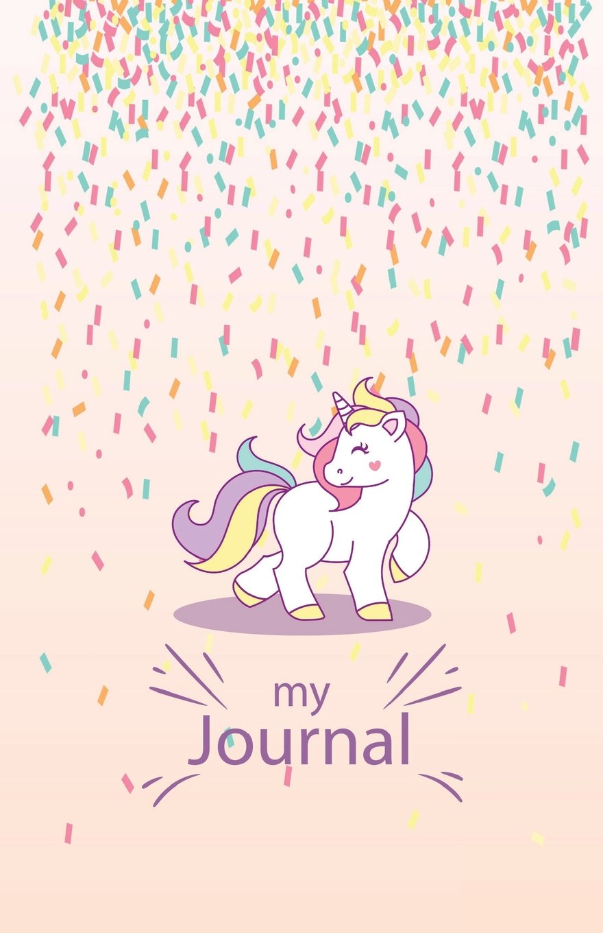 ler totalmente my journal: A Dotted Matrix Notebook 5.5" x 8.5" Dot Grid books bullet journal Unicorn