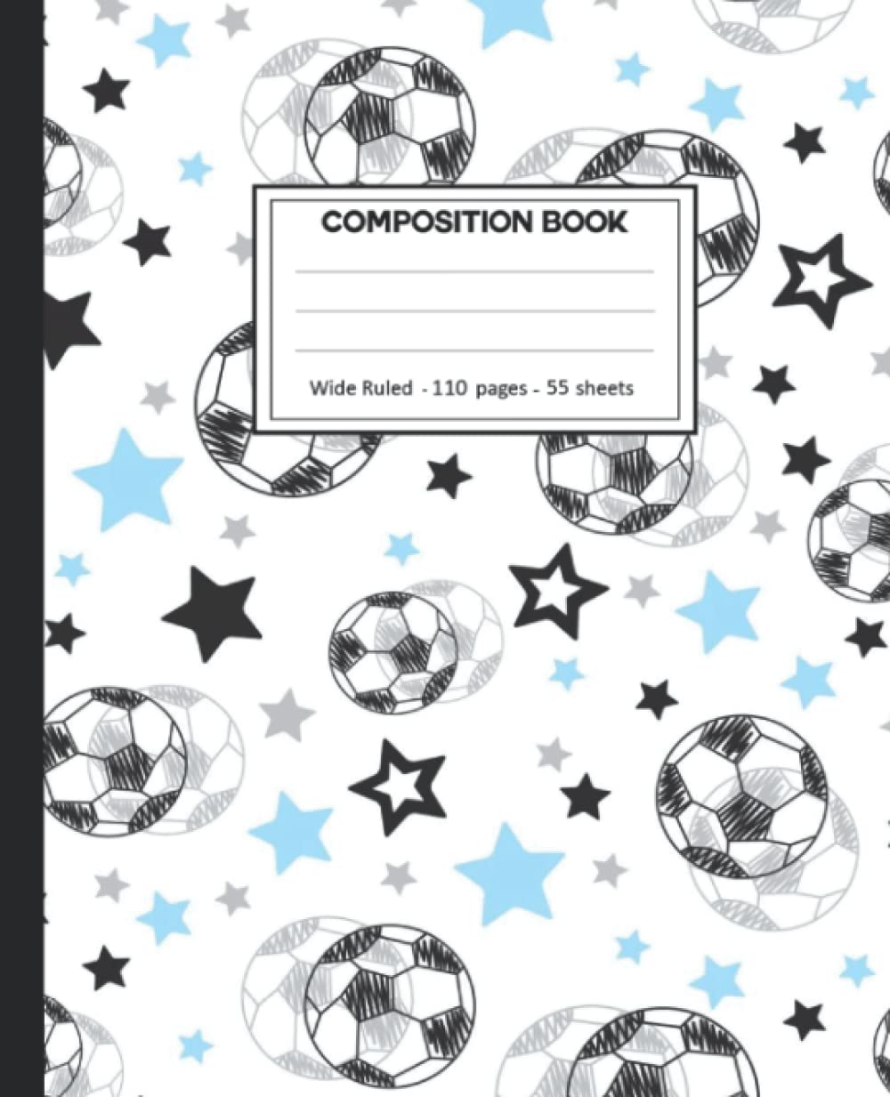 Composition Notebook: Football Wide Ruled Blank Lined Composition Book Journal (7.5 x 9.25 in) Cute Notebooks for Girls Teens Kids School Planner Diary Writing Notes. baixar livro de graça