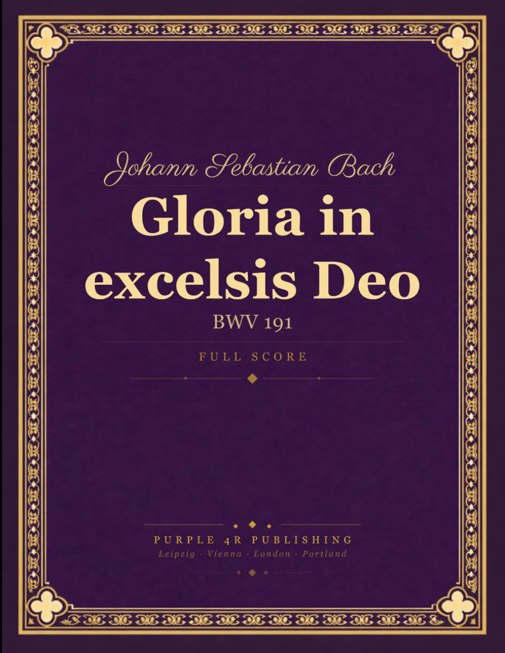 capítulo por capítulo baixar Bach: Gloria in excelsis Deo, BWV 191 - Full Score for Choir and Orchestra (Latin Christmas Cantata)