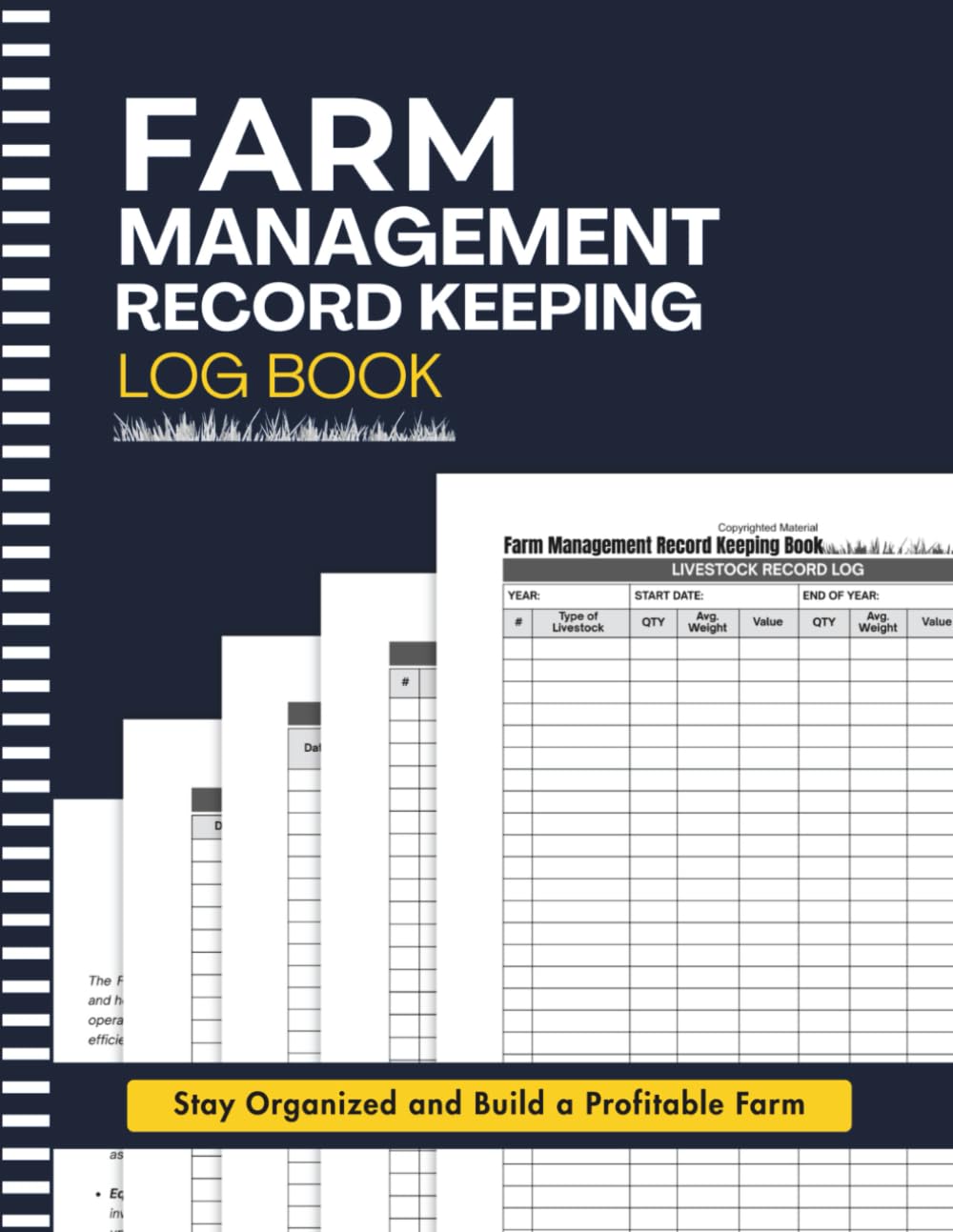 Farm Management Record Keeping Book: Track Livestock, Equipment, Expenses, Income & Staff Records | Manage Repairs, Inventory & Annual Planning,... & Homesteaders | 8.5" x 11" Inches, 110 pages baixar livro de graça
