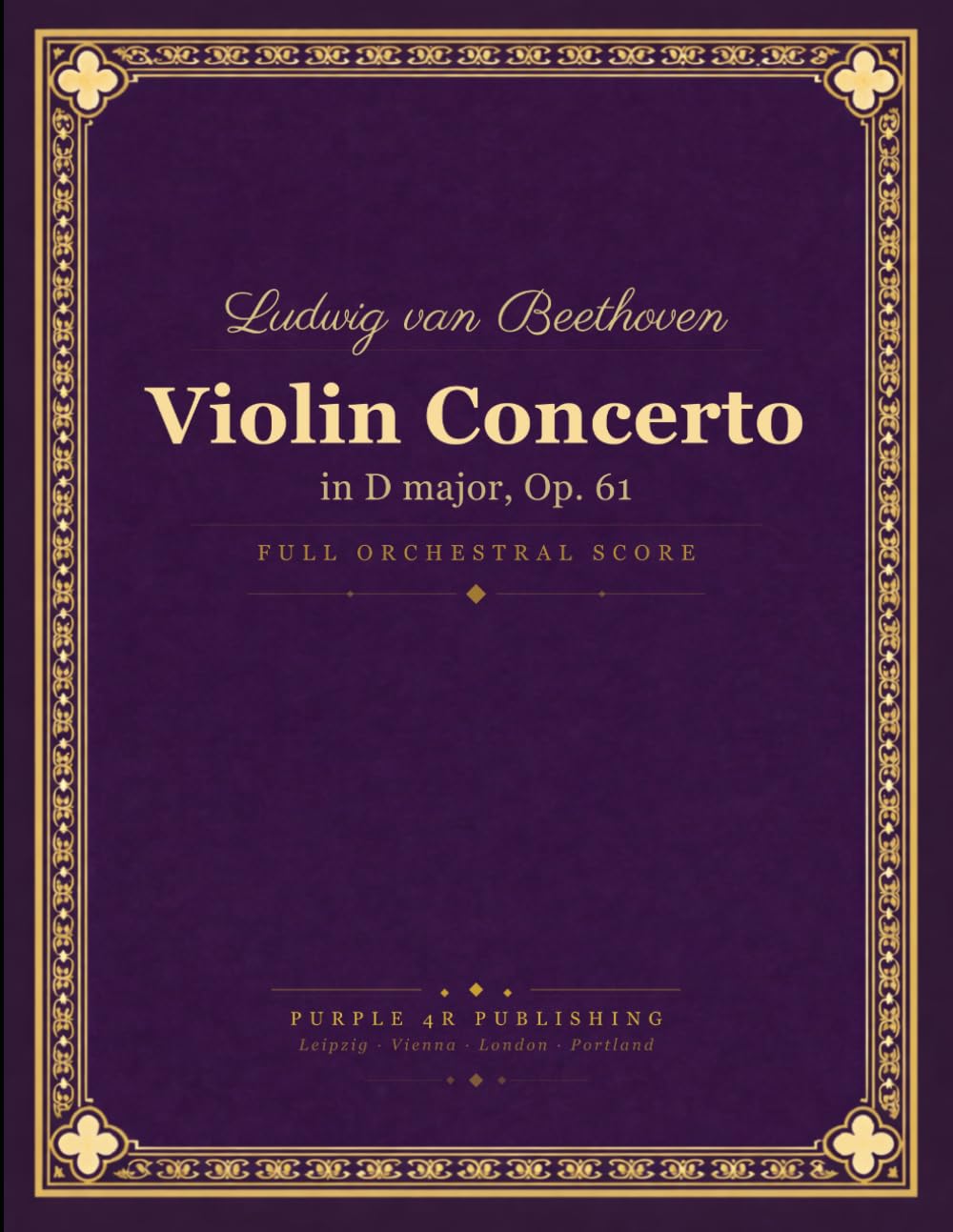 capítulo por capítulo baixar Beethoven: Violin Concerto in D major, Op. 61 - Full Orchestral Score