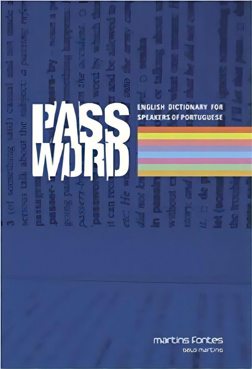 Password English dictionary for speakers of Portuguese