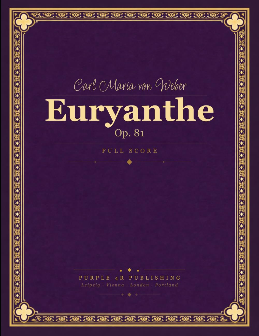 capítulo por capítulo baixar Weber: Euryanthe, Op. 81 - Full Orchestral Score (Grand Heroic Opera)
