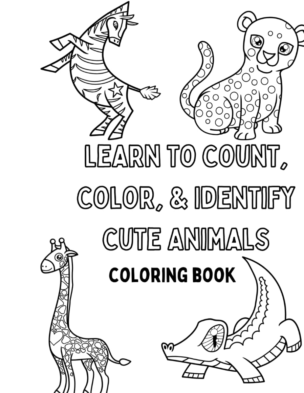 capítulo por capítulo baixar Learn to Count, Color & Identify Cute Animals: A Fun Counting & Coloring Book for Kids Ages 2–5