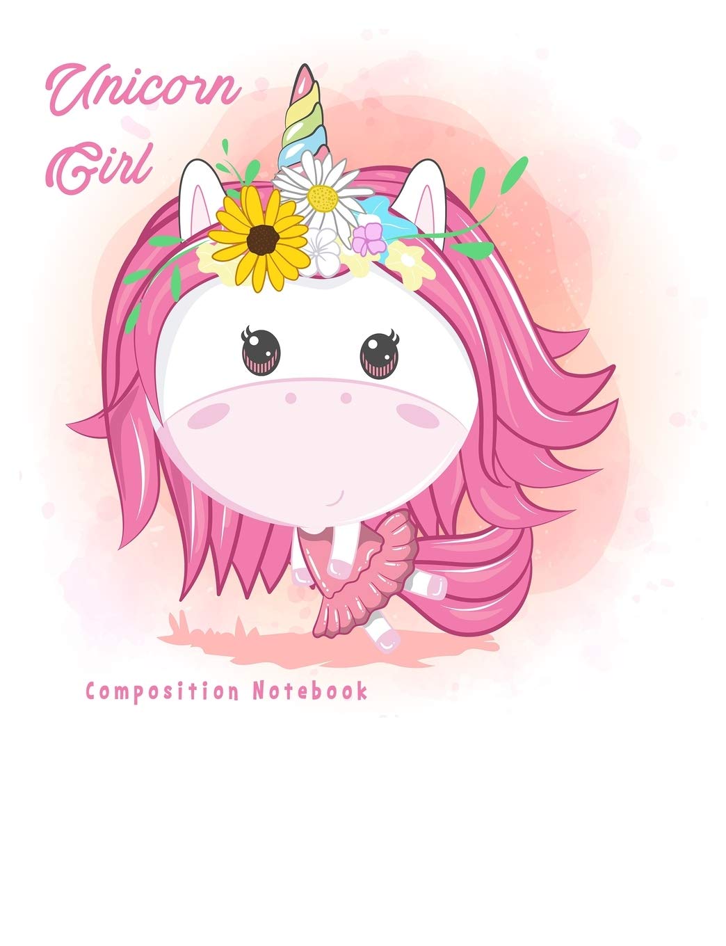 Composition Notebook: Primary Notebook and Journal College Ruled Line Paper for Student, Teacher, Business, Children, Boy and Girl: Cute Unicorn with Flowers Theme baixar livro de graça