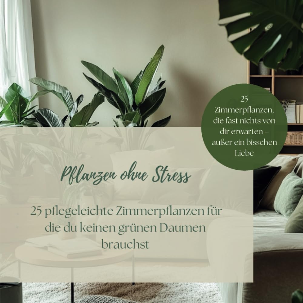 Pflanzen ohne Stress: 25 pflegeleichte Zimmerpflanzen für die du keinen grünen Daumen brauchst (German Edition) baixar livro de graça
