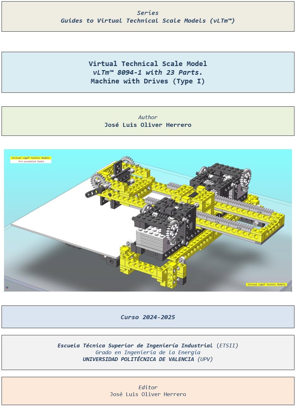 ler totalmente Virtual Technical Scale Model vLTm™ 8094-1 with 23 Parts. Machine with Drives (Type I) (Guides to Virtual Technical Scale Models (vLTm™) Book 1071) (English Edition)