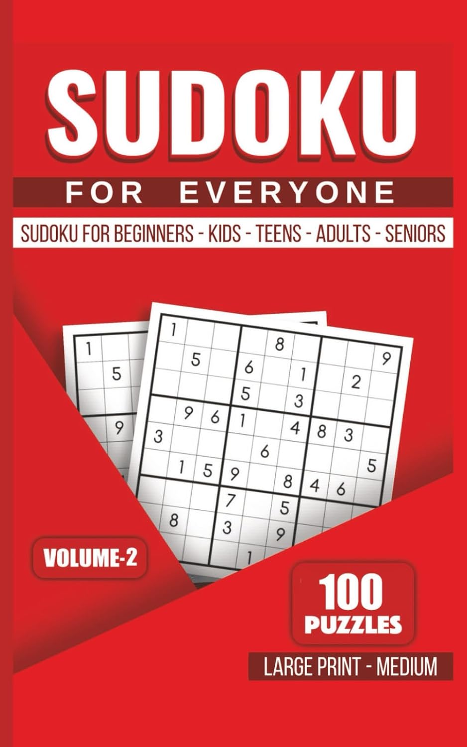 ler totalmente Sudoku for Everyone: Volume 2: 100 Medium-Level Sudoku Puzzles for Kids, Teens, Adults & Seniors – Large Print for Easy Reading (The Game Room)