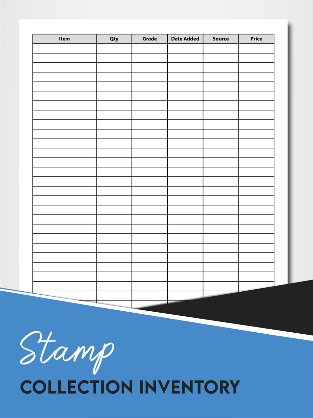 ler totalmente Stamp Collection Inventory Log: Inventory Book Ideal for Stamp Collectors.