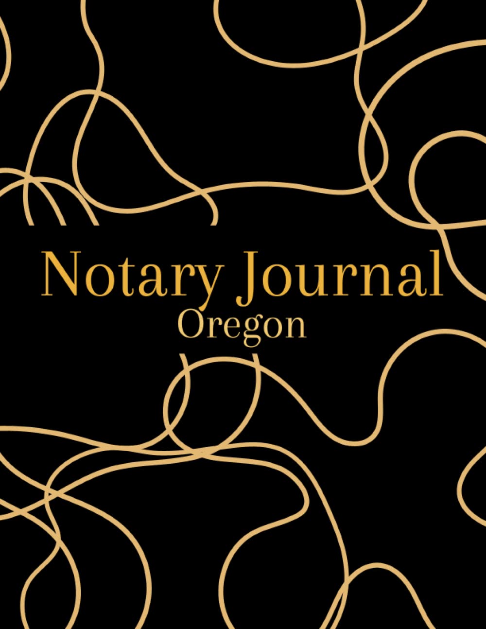 Notary Journal Oregon: Official Notary Log Book, Record Notarial Acts - 200 Records by a Public Notary for Signing Agents, Black and Gold Finish Public Record Book baixar livro de graça