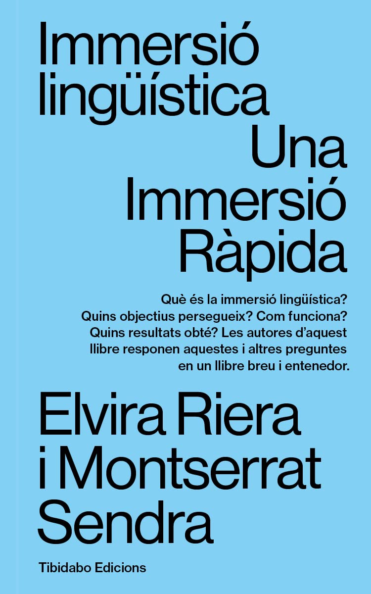 IMMERSIÓ LINGÜÍSTICA: Una immersió ràpida (Catalan Edition) baixar o livro de graça