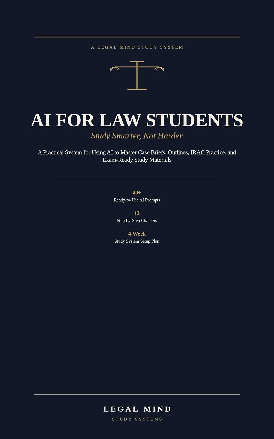 AI for Law Students: The Practical System for Using ChatGPT and AI Tools to Master Case Briefs, IRAC, Outlines, and Exam Prep (English Edition) baixar livro de graça